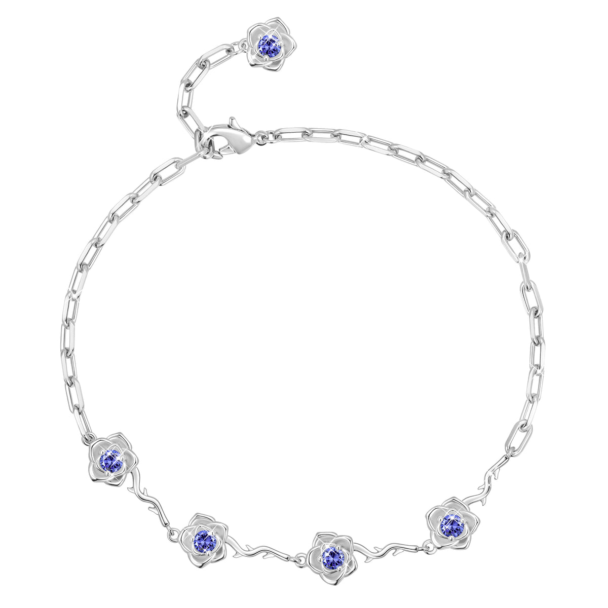 Beautlace Birthstone Bracelet for Women,Adjustable Bracelet  Chain Jewelry Gift for Mom Wife Girlfriend Birthday Mother’s Day Christmas