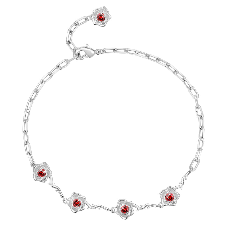 Beautlace Birthstone Bracelet for Women,Adjustable Bracelet  Chain Jewelry Gift for Mom Wife Girlfriend Birthday Mother’s Day Christmas