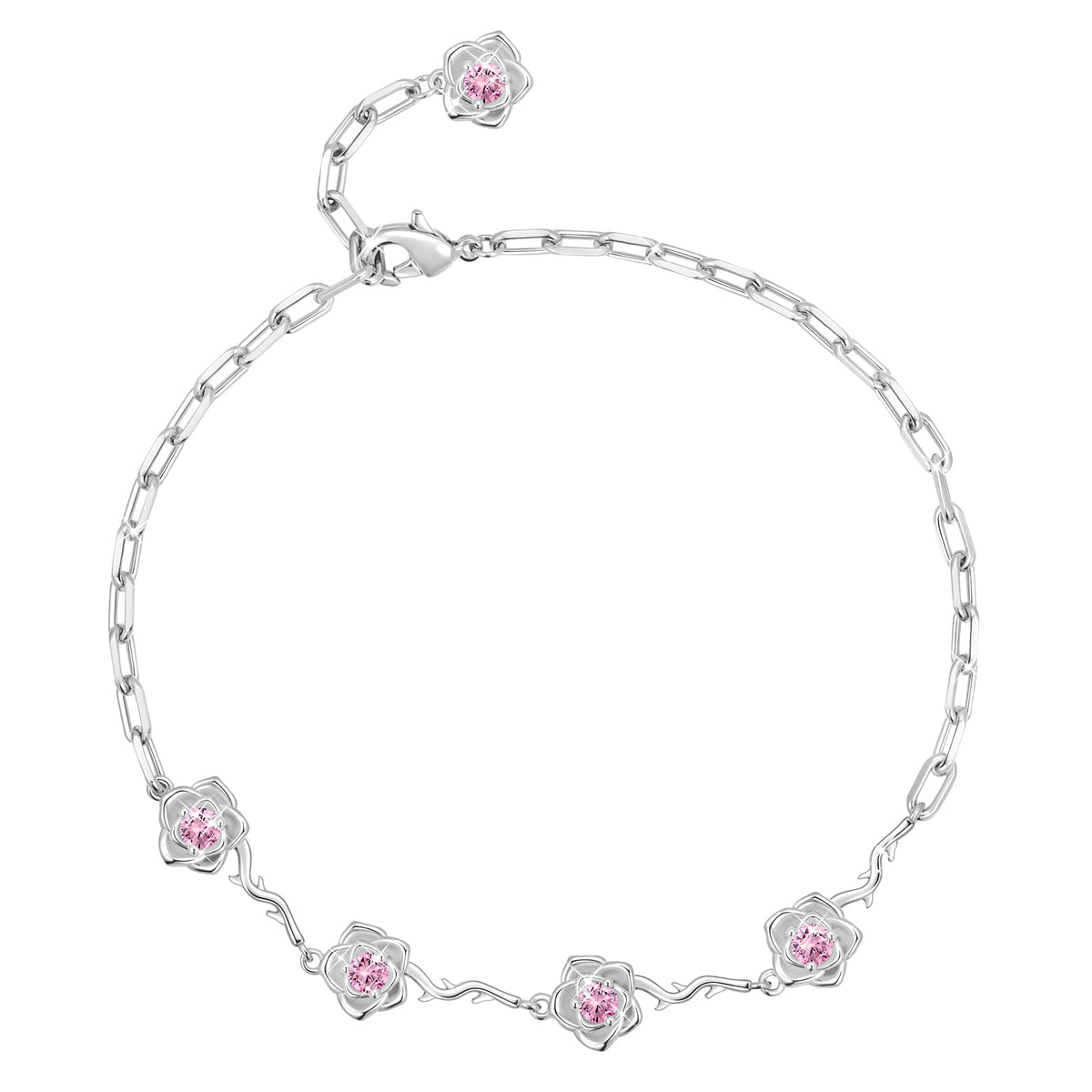 Beautlace Birthstone Bracelet for Women,Adjustable Bracelet  Chain Jewelry Gift for Mom Wife Girlfriend Birthday Mother’s Day Christmas