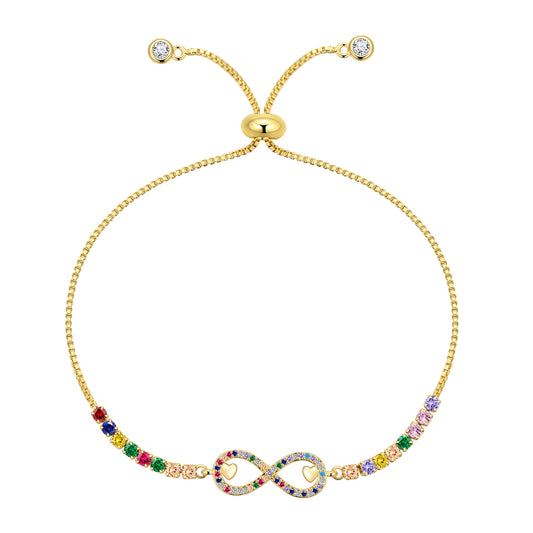 14K Gold Plated Heart Bracelet,Adjustable Mama Bracelet Link Mothers Day Gifts for Women Mom