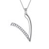 Beautlace Collier avec lettres initiales – Argent sterling 925 avec pendentif personnalisé avec nom de l'alphabet et cristal CZ, bijoux pour la fête des mères, la Saint-Valentin, Noël, un anniversaire, pour sa maman, sa femme, sa petite amie 