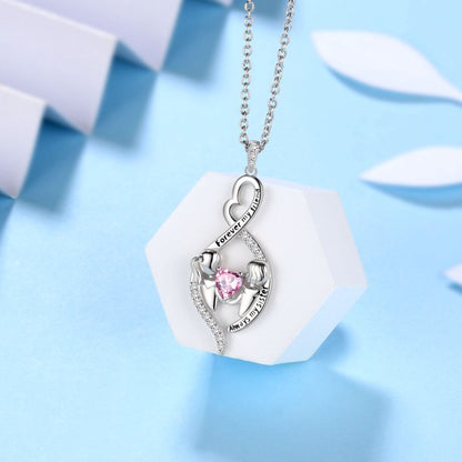 Beautlace 925 Sterling Silver Sister Necklace，Always My Sister Forever My Friend Infinity Pendant Necklace ，Birthday Graduation Christmas Jewelry Gifts for Women Girls Sisters